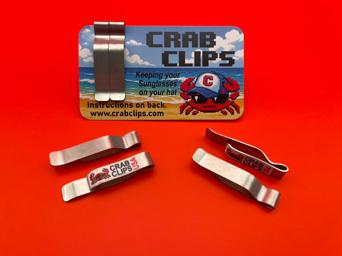 3-Pack Crab Clips - Stainless Steel