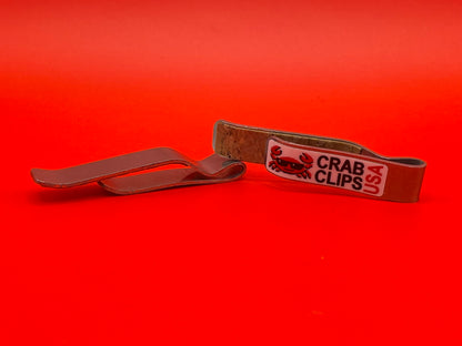 Crab Clips - Stainless Steel with Cork Padding - Recommended for Metal Framed Glasses